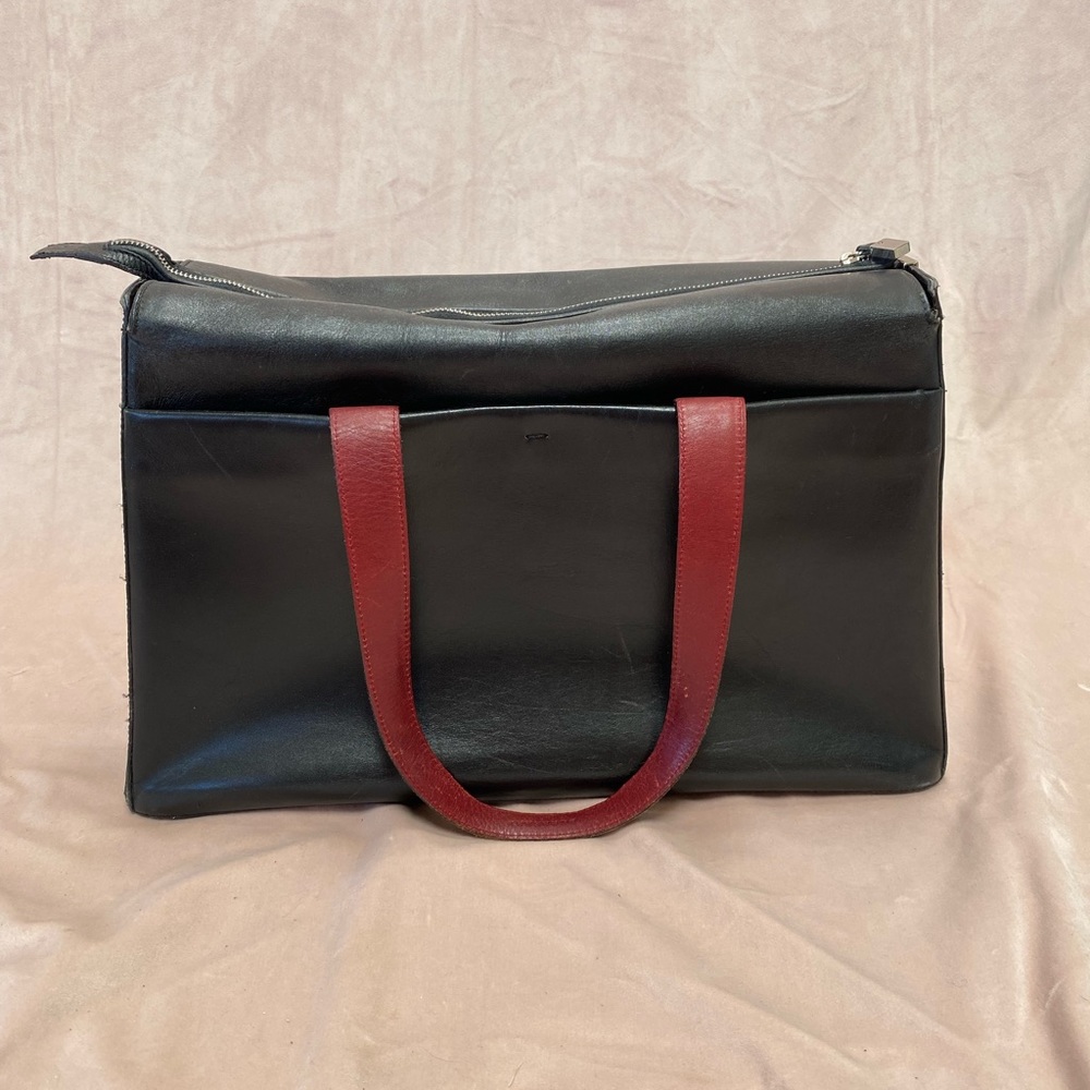 BURBERRY Leather Doctor’s Bag | Large Structured Burberry Tote Purse